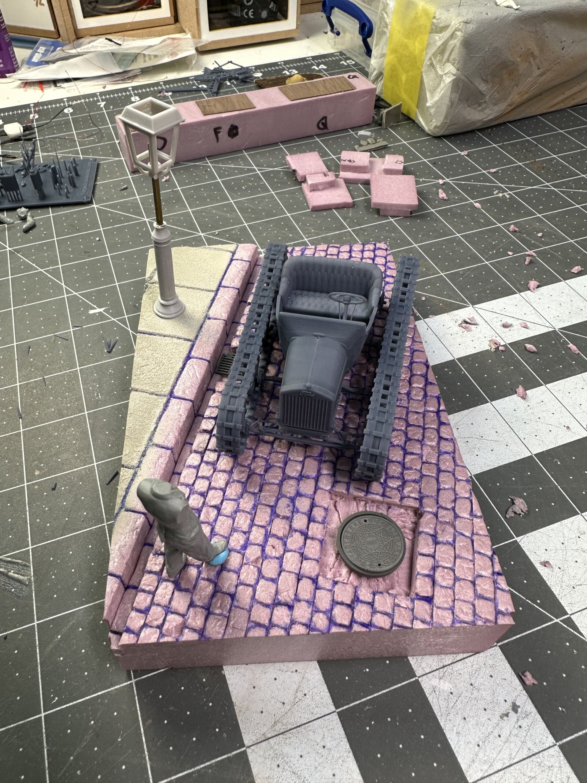 Track Model T Ford Model T with tracks vignette — build.